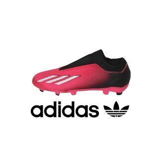 adidas X Speedportal+ FG Youth Bright Pink and Black Size 5.5